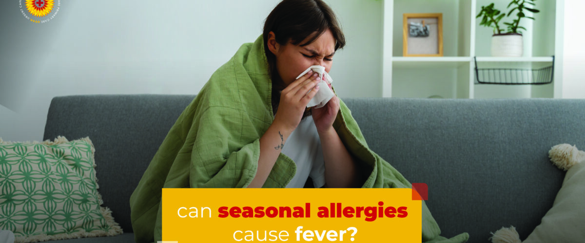 Can seasonal allergies cause fever