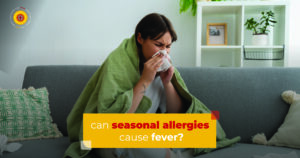 Can seasonal allergies cause fever